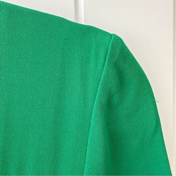 Roland Mouret Redworth Kelly Green Flouce Dress - Picture 16 of 16